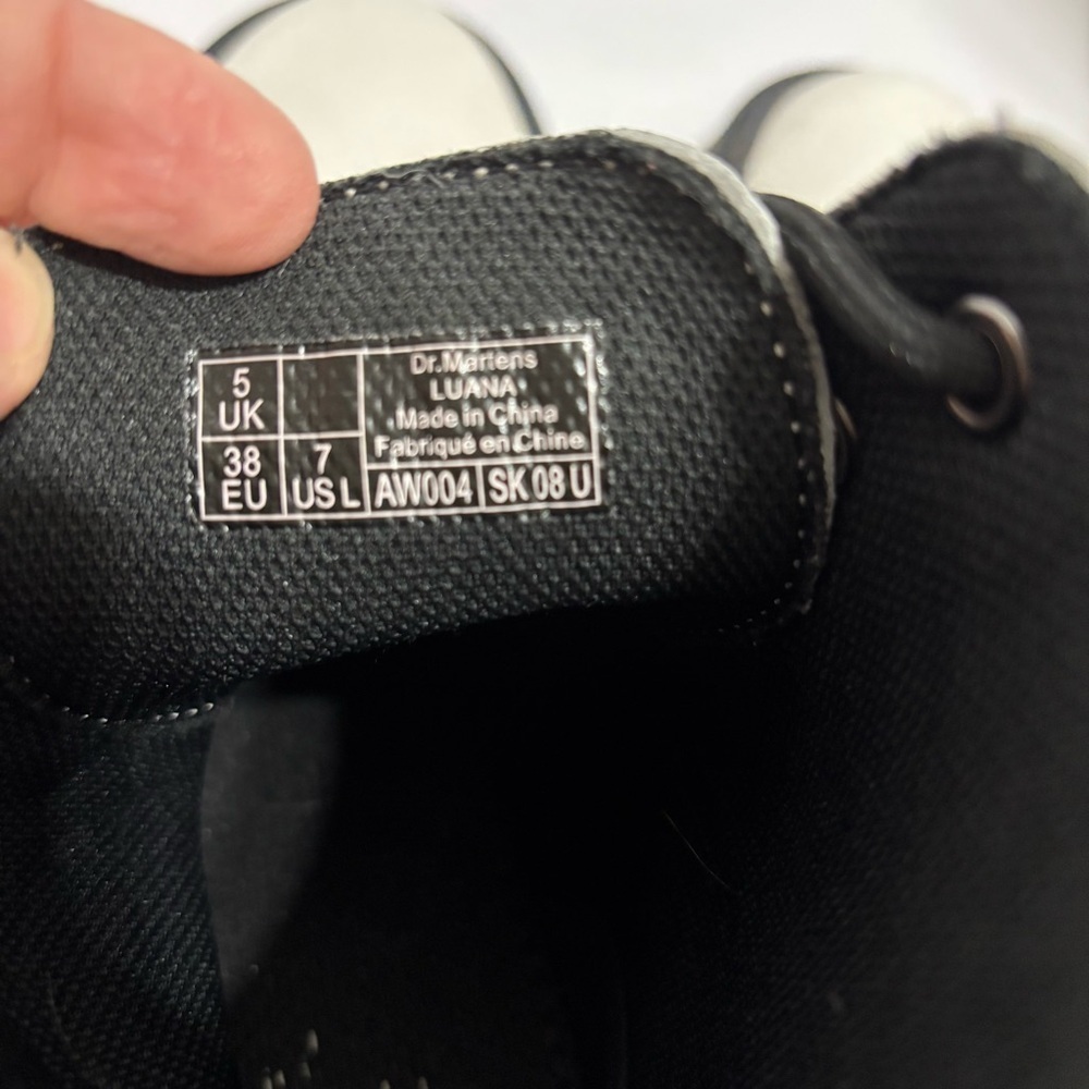 Dr. Martens Black High-Top Boots - Picture 6 of 6
